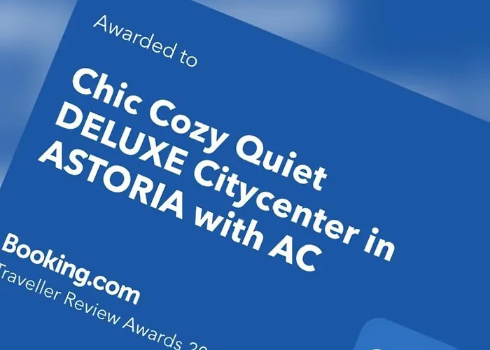 Chic Cozy Quiet Deluxe Citycenter In Astoria With Ac * بودابست